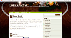 Desktop Screenshot of grownupfinally.blogspot.com