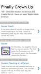 Mobile Screenshot of grownupfinally.blogspot.com
