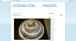 Desktop Screenshot of cocinaconmigo-raquel.blogspot.com