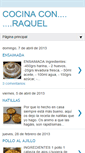 Mobile Screenshot of cocinaconmigo-raquel.blogspot.com