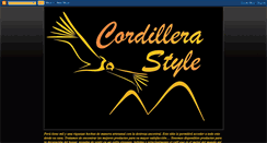 Desktop Screenshot of cordillera-style.blogspot.com