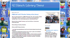 Desktop Screenshot of 4sranchlibraryteens.blogspot.com