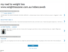 Tablet Screenshot of beckiesweightloss.blogspot.com