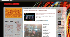 Desktop Screenshot of malaysian-scandal.blogspot.com