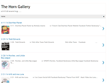 Tablet Screenshot of horngallery.blogspot.com