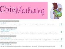 Tablet Screenshot of chicmothering.blogspot.com