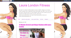 Desktop Screenshot of lauralondonfitness.blogspot.com