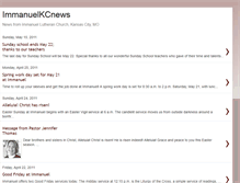 Tablet Screenshot of immanuelkcnews.blogspot.com