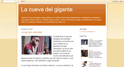 Desktop Screenshot of lacuevadelgigante.blogspot.com