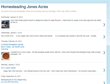 Tablet Screenshot of homesteadingjonesacres.blogspot.com