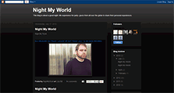 Desktop Screenshot of nightmyworld.blogspot.com