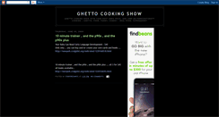 Desktop Screenshot of ghettocookingshow.blogspot.com