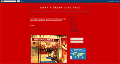 Desktop Screenshot of japanadreamcometrue.blogspot.com