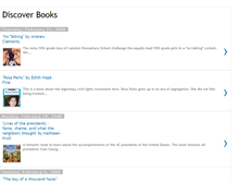 Tablet Screenshot of discoverbooks.blogspot.com