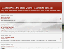 Tablet Screenshot of hospitalistnet.blogspot.com