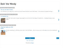 Tablet Screenshot of dointhewendy.blogspot.com