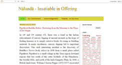 Desktop Screenshot of nalanda-insatiableinoffering.blogspot.com