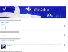 Tablet Screenshot of desafioquebec.blogspot.com