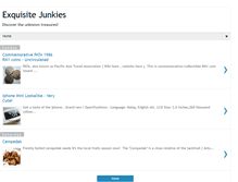 Tablet Screenshot of exquisitejunkie.blogspot.com