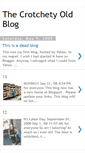 Mobile Screenshot of oldcrotchety.blogspot.com