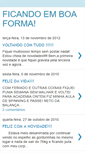 Mobile Screenshot of ficandoemboaforma.blogspot.com