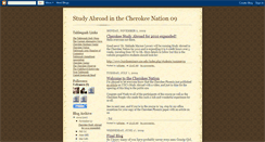 Desktop Screenshot of cherokeestudyabroad.blogspot.com