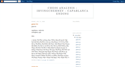 Desktop Screenshot of chess-chernev-capablancaending.blogspot.com