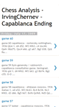 Mobile Screenshot of chess-chernev-capablancaending.blogspot.com