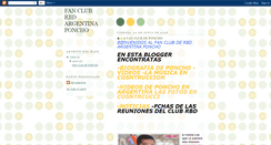 Desktop Screenshot of fanclubrbdargentinaponcho.blogspot.com