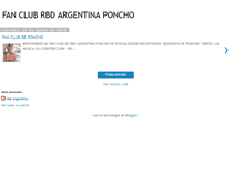 Tablet Screenshot of fanclubrbdargentinaponcho.blogspot.com