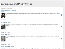 Tablet Screenshot of daydreamsandprettythings.blogspot.com