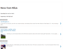 Tablet Screenshot of newsfromnola.blogspot.com