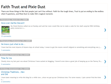 Tablet Screenshot of pixiedustlife.blogspot.com