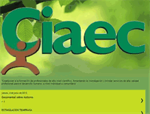 Tablet Screenshot of ciaecos.blogspot.com