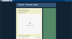 Desktop Screenshot of eklavyatheroyalguard-network456.blogspot.com