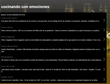 Tablet Screenshot of cocinandoconemociones.blogspot.com