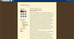 Desktop Screenshot of jacobdgreen.blogspot.com