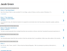Tablet Screenshot of jacobdgreen.blogspot.com