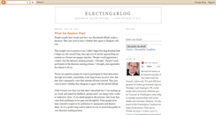 Desktop Screenshot of electing2blog.blogspot.com