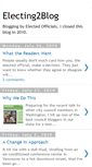 Mobile Screenshot of electing2blog.blogspot.com
