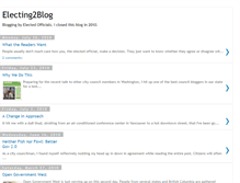 Tablet Screenshot of electing2blog.blogspot.com