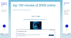 Desktop Screenshot of 2009top100movies.blogspot.com
