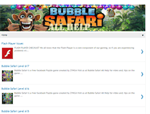 Tablet Screenshot of bubblesafariallhelp.blogspot.com