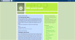 Desktop Screenshot of littleprincetreats.blogspot.com