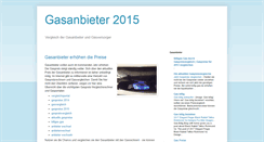 Desktop Screenshot of gasanbieter-2013.blogspot.com