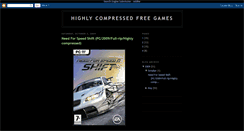 Desktop Screenshot of freecompressedgames4pc.blogspot.com