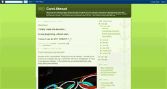 Desktop Screenshot of carolabroad.blogspot.com