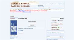 Desktop Screenshot of lakhankumarpatnaik.blogspot.com