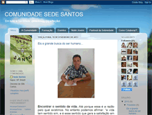 Tablet Screenshot of comunidade-sedesantos.blogspot.com