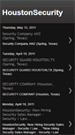 Mobile Screenshot of houstonsecuritys.blogspot.com